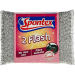 SPUGNA SPONTEX FLASH FIBRA x2