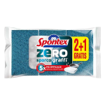 SPUGNA SPONTEX ZEROGRAFFI x2+1