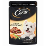 CESAR POUCH POLLO/VERD.gr.100