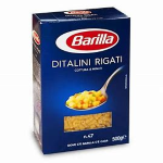 PASTA BARILLA F 47 DITA.NI RIGATI  KG 0,500