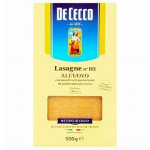 PASTA DE CECCO UOVO 112 LASAGNA  KG 0,500