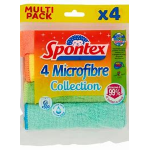 PANNO SPONTEX MICROFIBRA COLx4