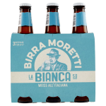 BIRRA MORETTI LA BIANCA BT.0,33X3