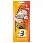 RASOIO BIC 3 SENSITIVE ARANCx4