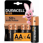 PILA DURACELL PLUS 100 AA 4pc